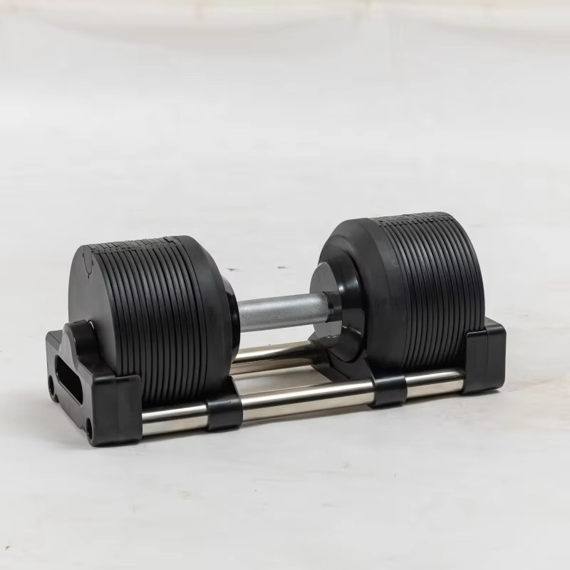 Adjustable Dumbbell Pair 40Kg - Zestaw hantli z regulowanym obciążeniem, powlekane