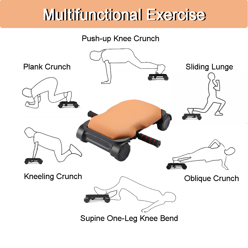 Wałek do ćwiczeń mięśni brzuch – Ab Roller Wheel With Elbow Support recenzja i cena
